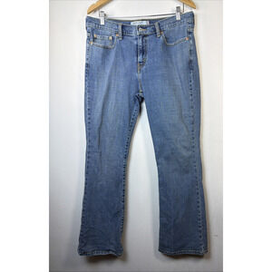 Levi's Boot Cut 515 Denim Blue Jeans Size 12M 99% Cotton western Medium wash